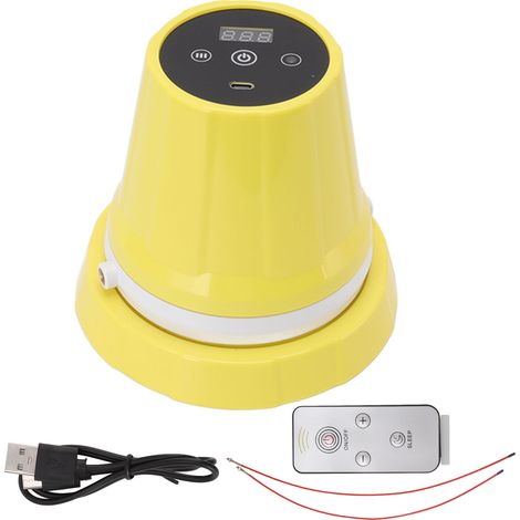 Corde à sauter électronique automatique pour fitness, compteur numérique, machine d'exercice jaune (1/5)