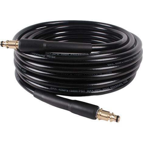 Tuyau Haute Pression - 10 M - Raccord Rapide - Pour Nettoyeurs Haute Pression - 1 Pièce