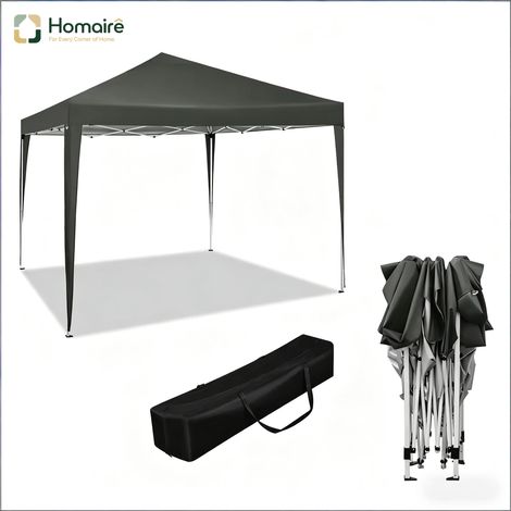 Transportbox für Haustiere aus Eisen, Oxford-Stoff, Kunststoff und grauem Stoff 300 x 300 x 260 cm HOMAIRE (1/5)