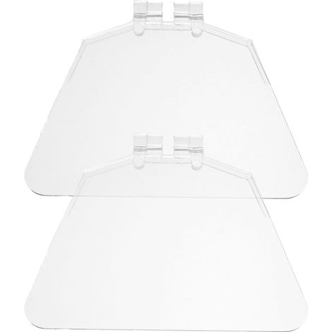 2 Stück Kunststoff Schutzschild für Schleifer mit Stabilem Augenschutz Bankschutzabdeckung Transparent für Werkbank Schleifmaschinen (1/5)