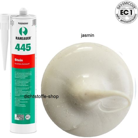 Ramsauer 445 Stein 1K Silikon Dichtstoff 310ml Kartusche jasmin