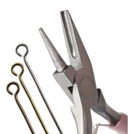 pince à cintrer les fils Mini, pince à enrouler les fils, pince concave demi-ronde ( ) (1/4)