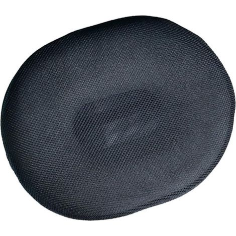 Coussin Noir de Fauteuil Siège en Creux Nylon Roulant (1/5)