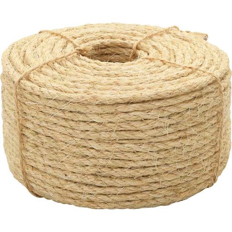 vidaXL Corde 100 % en sisal 10 mm 250 m (1/2)