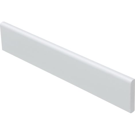 Abschlussleiste selbstklebend 250 x 4,3 cm x 7 mm, weiß Sockelleiste