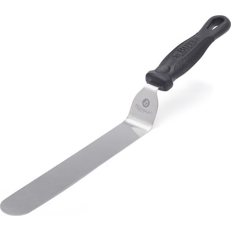 De Buyer Spatola a Gomito FKOfficium, Lama 20 cm, 4231.20, Altro, Nero, Lunghezza 38.5 cm (1/2)