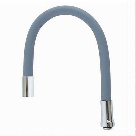 Vtizikl Canna Ricambio Tubo Flessibile Per Rubinetto Lavello Da Cucina Grigio 50cm 87507 - (1/2)