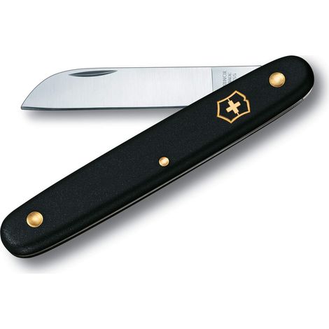 Victorinox, Coltello per fioristi, Professionale, per Vivai e Giardinieri, Svizzero, Poliammide, Nero, Lama, Dritta (1/5)