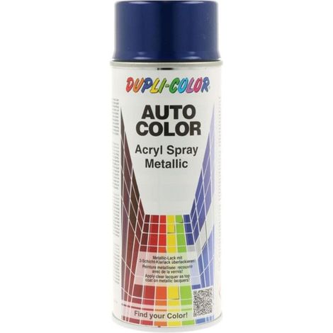 Bombe de peinture acrylique métallisée - Bleu - 20-0800 - Duplicolor - 400 ml