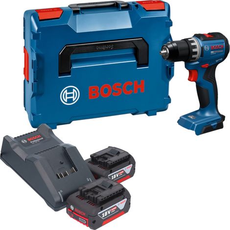 Trapano avvitatore a batteria Bosch GSR 18V-52 Professional 18 V 70 Nm Brushless + 2 batterie da 4,0 Ah + caricabatterie + L-Boxx (1/5)