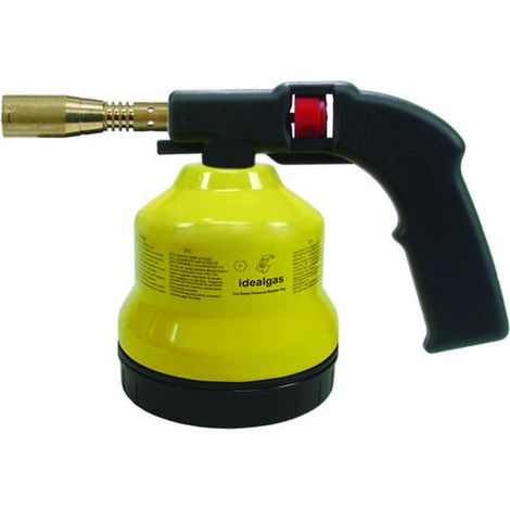 Saldatore a gas in metallo accensione manuale - idealgas