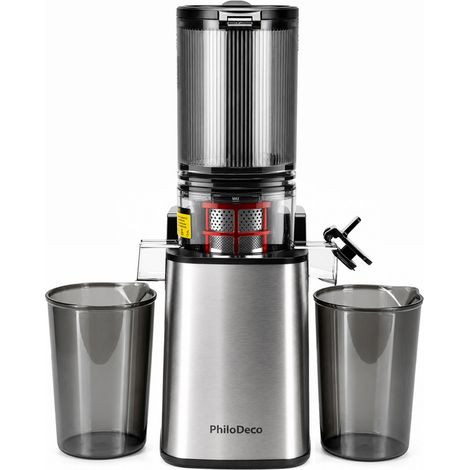Extracteur de jus Slow Juicer 250 W avec ouverture 110 mm et double filtre (1/5)