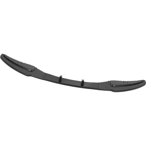 Ensemble de 3 spoilers de pare-chocs avant pour BMW Série 1 E81 E82 E87 E88 LCI Standard Edition (2008-2011), style fibre de carbone (1/5)