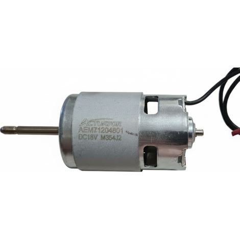 Moteur DC 775 18V 120W Haute Puissance Engrenage Couple Élevé Roulements à Billes Faible Bruit Argent (1/5)