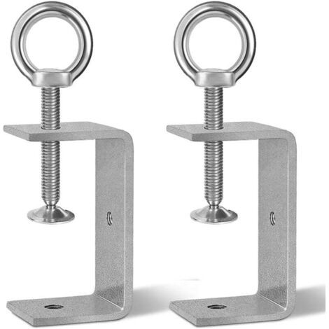 2 pièces Serre-Joints en C 75mm Acier Inoxydable Pince C Réglable pour Soudage Charpentier Montage Domestique, Plage de Serrage 35-68 mm
