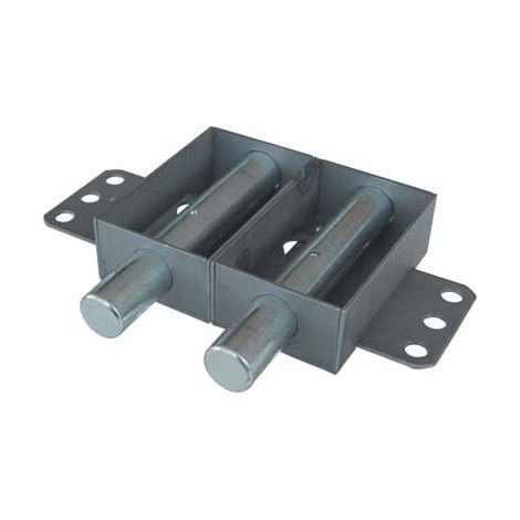Deviatore 2 pistoni 201 cipierre zincato dx mm 120x 90