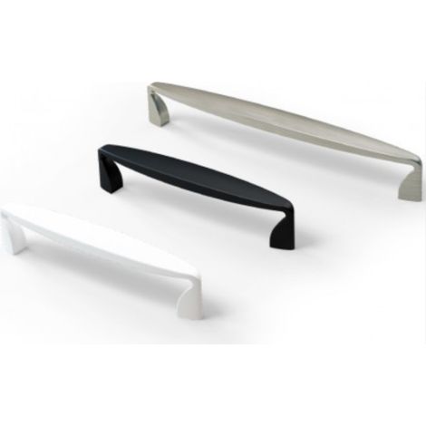 Tirador Elbow 6231 - Blanco mate. 144x20x30mm. Entrepuntos 128mm. (1/2)