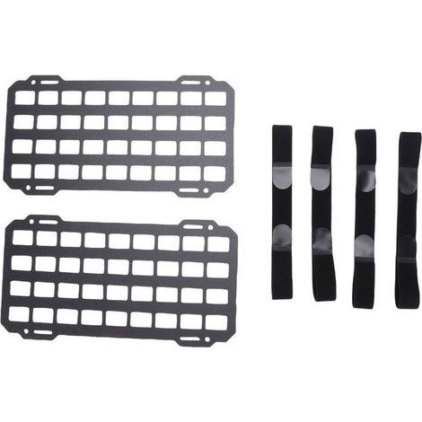 BelleRise – 2 MOLLE-Autopaneele – 30,5 x 14,7 cm – werkzeuglose Befestigung – EDC-Aufbewahrung für Sonnenblenden, Kopfstützen oder Rückenlehnen (1/5)