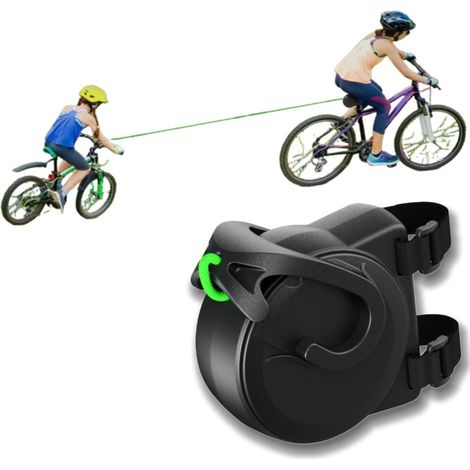 Cinghie di tensione – cinghia per bicicletta – guida fluida e stabile senza – imbracatura genitore-figlio per mountain bike e biciclette – rimorchi per biciclette da esterno – 2,6 m (1/5)