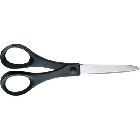 Fiskars 1023818 Haushaltsschere Linkshänder, Rechtshänder 170 mm Schwarz (1/2)