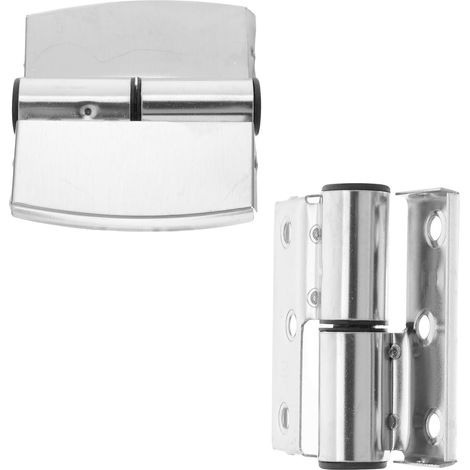 2 pièces Charnières Inox pour Portes Pliantes (1/5)