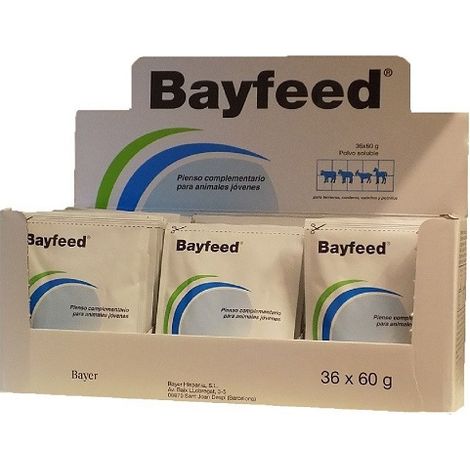 Bayfeed Antidiarheal per vitelli, agnelli, bambini e puledri - Box 36 buste 60g