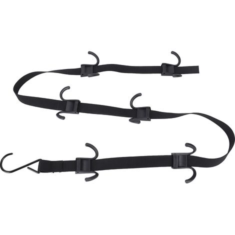Porte-équipement de hockey multifonctionnel en polyester avec sangle de suspension pour la maison, les voyages et les activités de plein air. (1/5)