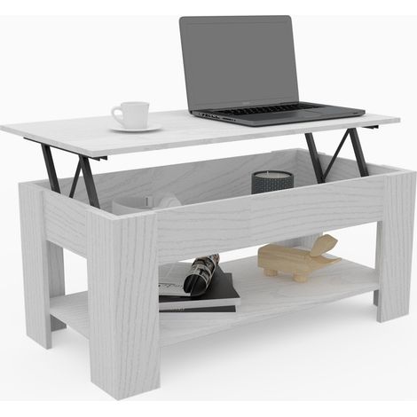 mesa salón sala salita entrada robusta barata minimalista moderna estable melamína (1/4)