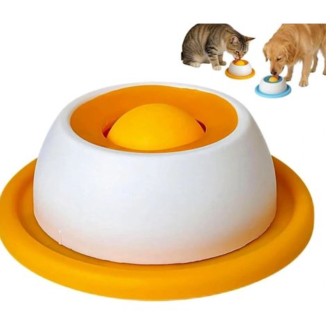 Jouets interactifs pour chiens et distributeurs de croquettes anti-glouton – balles à friandises pour chiens et chats, antidérapantes et stimulantes pour le cerveau. (1/2)