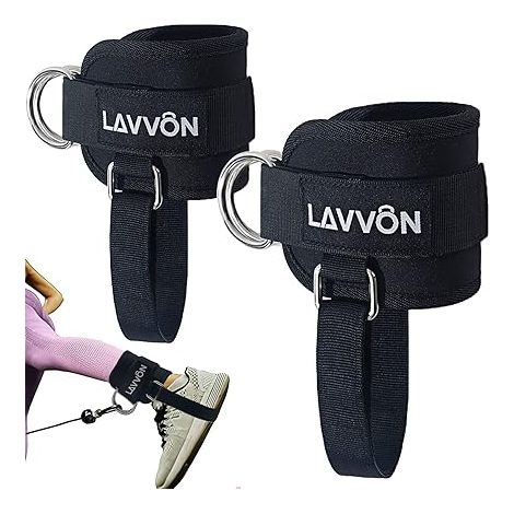 Sangle Cheville Musculation Poulie Attaches de câble réglables Ankle Straps Sangles de Rebond fessiers Extensions Jambes Boucles Poignets (1/5)