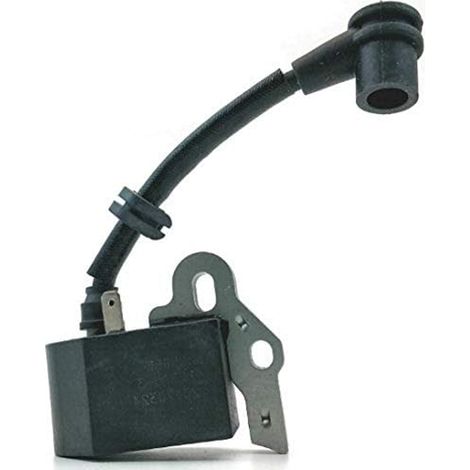 1 bobine d'allumage, pour débroussailleuses McCulloch B26 T26, référence 585565501, noir, caoutchouc et métal (1/5)