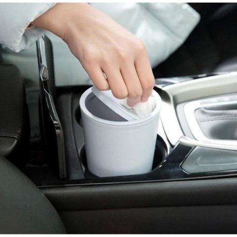 Poubelle de voiture - Non spécifié - 2 pièces - Étanche - Plastique - Design ergonomique (1/4)