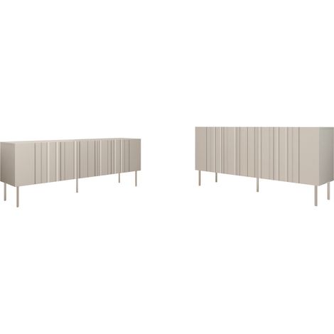 Conjunto de salón Evavese 105, Beige