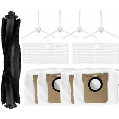 Compatible avec la brosse latérale de rechange, le filtre HEPA, le sac à poussière et les pièces détachées pour Ultenic T10 Pro (1/5)