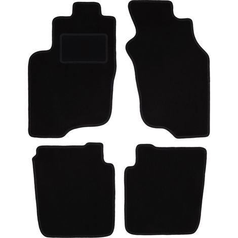 Tapis en velours noir pour : monospace Mitsubishi Space Star (1999-2005) (1/5)