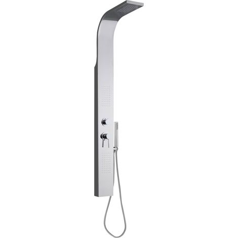 Colonna Doccia Idromassaggio Getto Frontale in Acciaio Inox Crio ASM (1/2)
