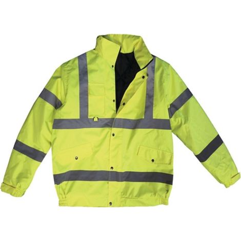 Protección de advertencia de los hombres Blouson tío Sam gr.xxl Amarillo TERRAX (1/4)