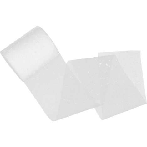 Blumenstrauß Verpackungspapier aus Weißem Netzmaterial mit