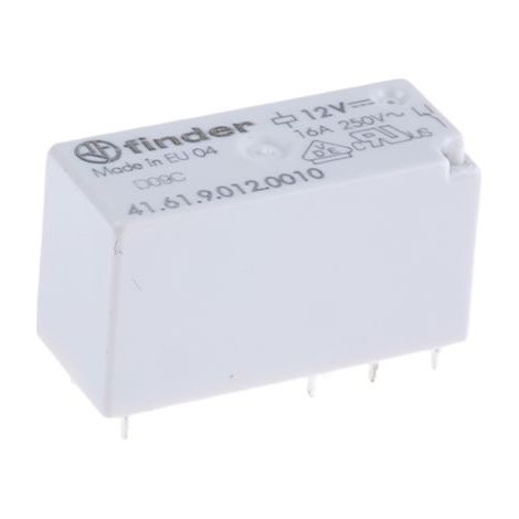 Relais de puissance Finder 41 Series, 1 RT, bobine 12V c.c. Montage sur CI 400mW ( Prix pour 1 ) (1/4)