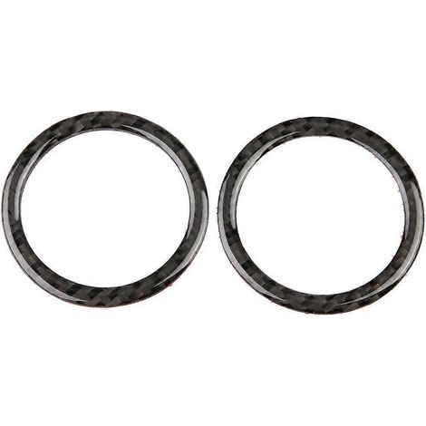 2 anneaux décoratifs pour sortie d'aération de climatisation Mercedes-Benz Classe C W204 05-12 (1/4)