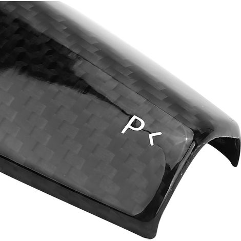 Schaltwippen und Lichtschalter aus Kohlefaser für Tesla Model 3 2017-2020 (Schwarz) (1/5)