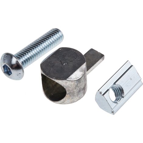 Connecteur universel RS PRO, profilé 40 mm, rainure 8mm en Zinc moulé ( Prix pour 1 )