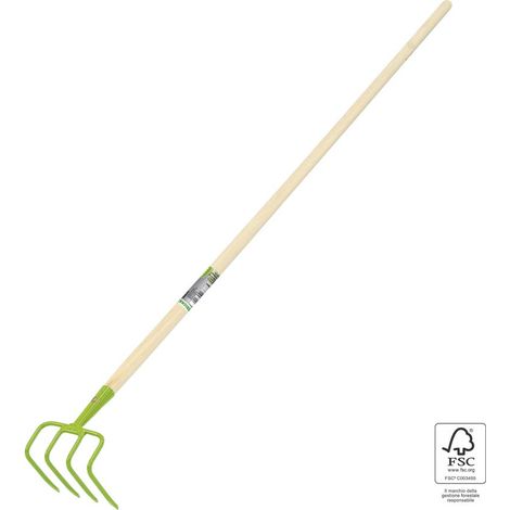 COLTIVATORE 4 DENTI CON MANICO 130CM VERDEMAX