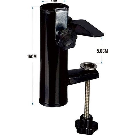 Support de parapluie de balcon, pince de fixation de Parasol de jardin, pince de support de parapluie de balcon de Table support de support décoratif de Parasol (1/4)