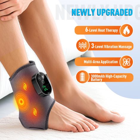 Appareil massage EMS support épaules chauffant, contrôle sans fil application conception détachableL020 (1/5)