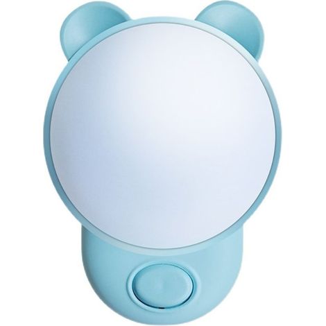 Veilleuse LED, 1,2 W, forme ours, bleue (1/5)