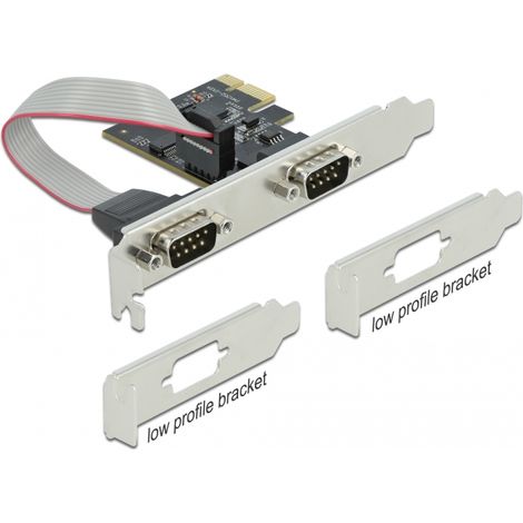 Delock Tarjeta PCI Express a 2 x Serie RS-232