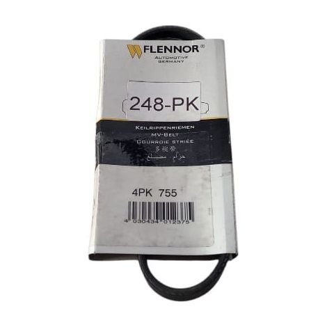 4pk755 cinghia poly-v alternatore servizi marca flennor (1/5)