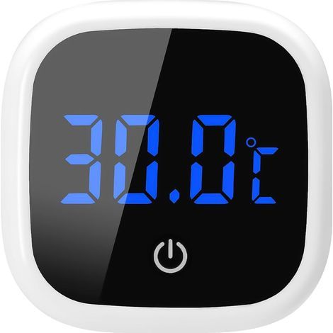 Aquariumthermometer, Mini-Digital-Aquariumthermometer, LED-Anzeige, hochpräziser Temperatursensor, geeignet für Süß- und Meerwasseraquarien (1/5)