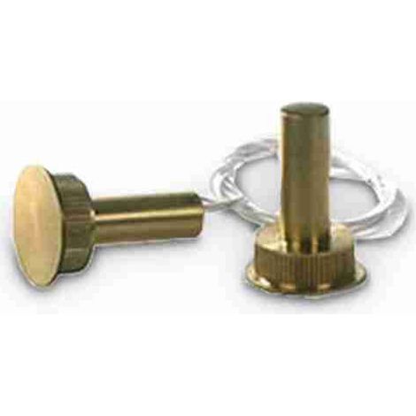 A-CO - Contacto magnético de empotrar de gran tamaño para puertas blindadas, cajas fuertes y similares con bombilla estándar y cuerpo de contacto electroaislado
